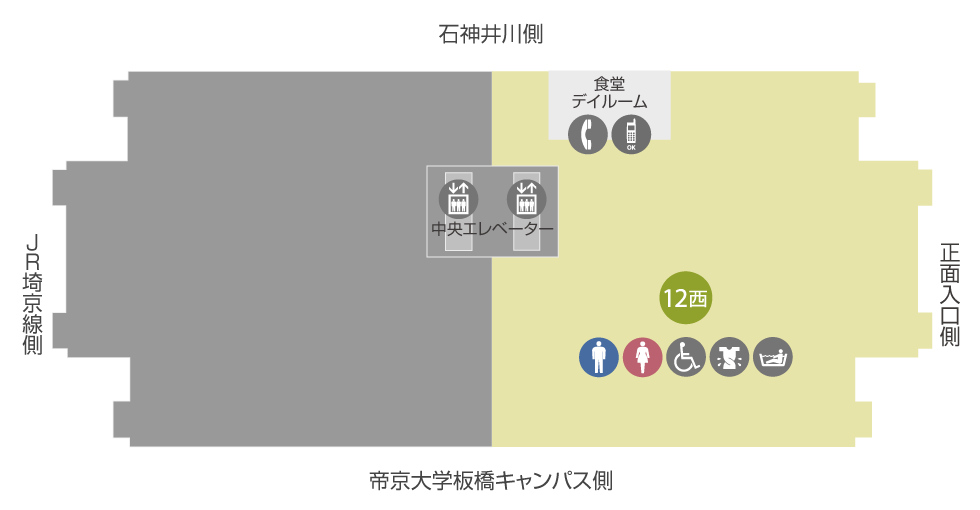 院内フロア図(12F)