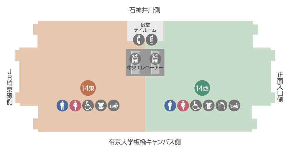14Fフロア図